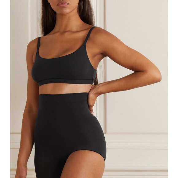 SKIMS Fits Everybody Scoop Bralette Onyx Black size Small S - Picture 8 of 8